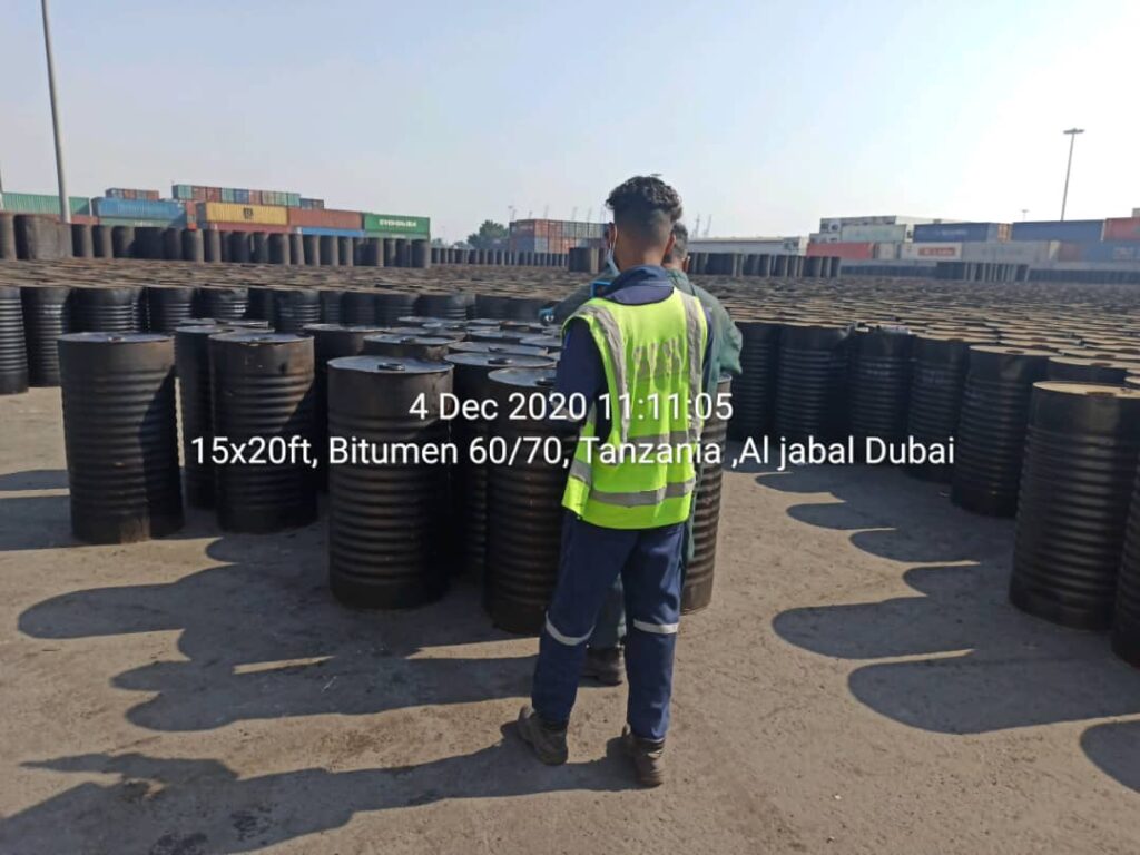 Bitumen shipments