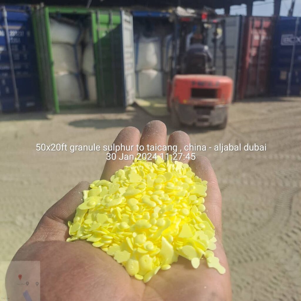 Granular Sulfur Export to China