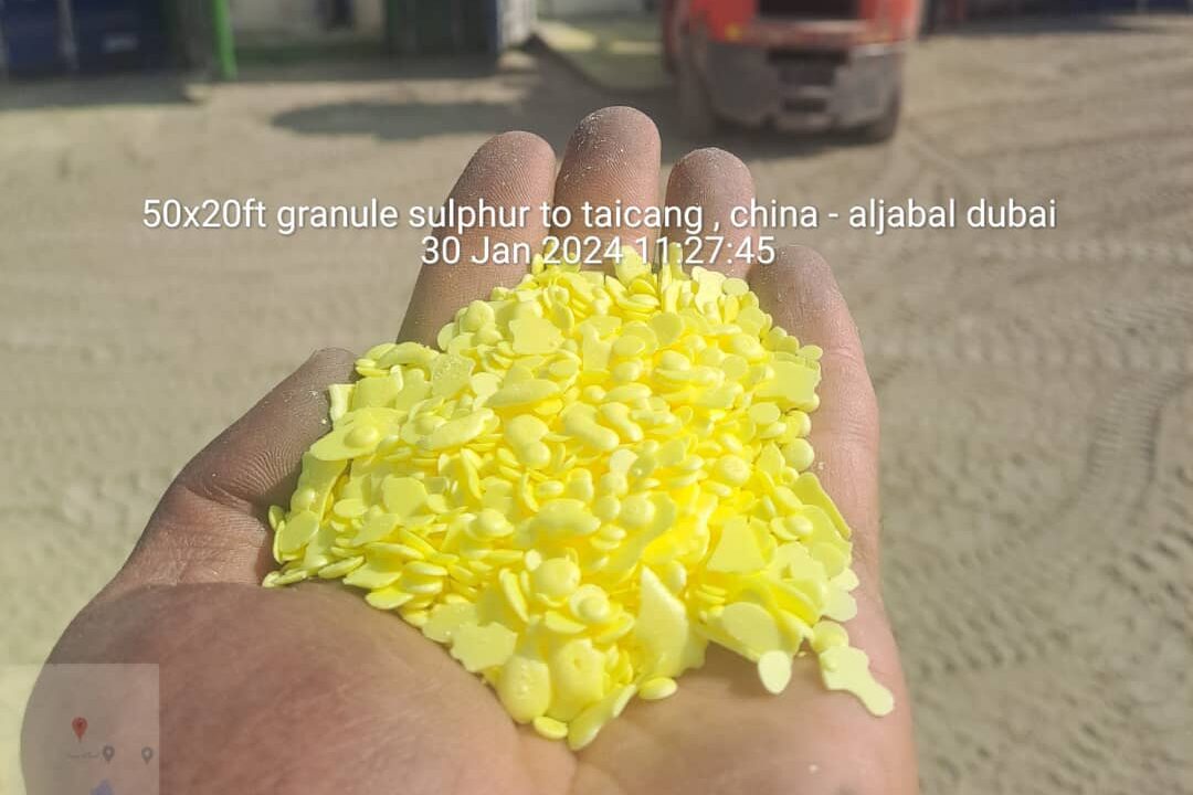 Granular Sulfur Export to China