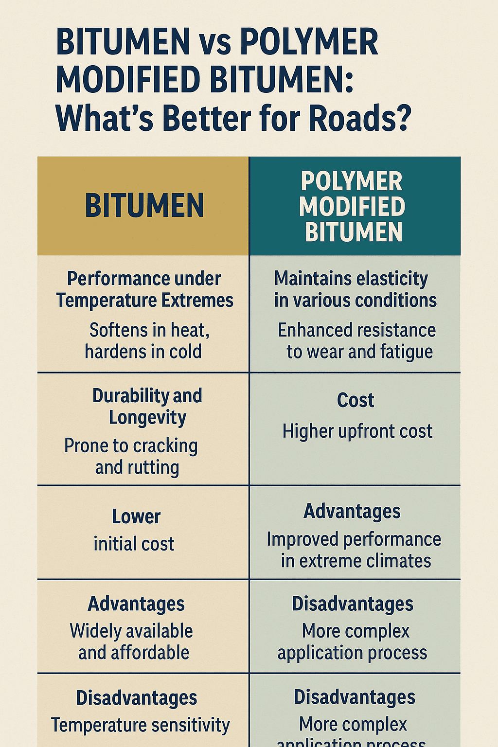 Bitumen Rods Bitumen vs Polymer Modified Bitumen: What's Better for Roads? - Al ...