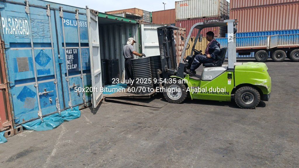bitumen 60/70 to ethiopia in july 2025