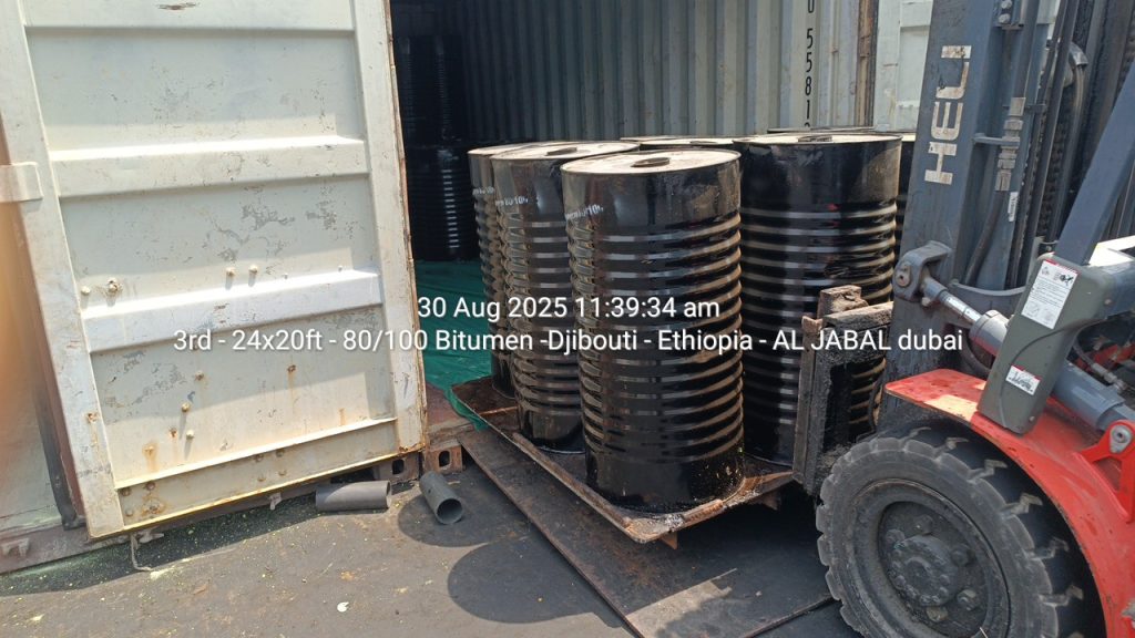 Bitumen 80/100 Shipment to Ethiopia