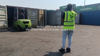 25x20ft bitumen 60/70 to sudan – al jabal dubai