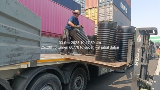 25x20ft bitumen 60/70 to sudan – al jabal dubai