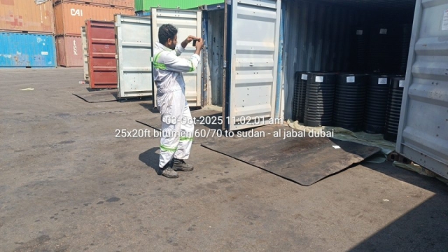 25x20ft bitumen 60/70 to sudan – al jabal dubai