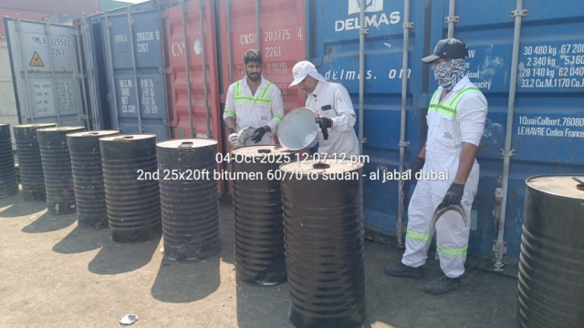 2nd 25x20ft bitumen 60/70 to sudan – al jabal dubai