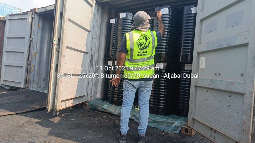 Third Shipment of Bitumen 60/70 to Sudan