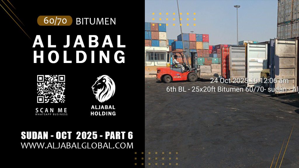 Bitumen 60/70 Export Shipment to Sudan