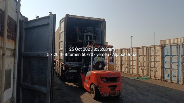 5 x 20 ft- Bitumen 60/70 – yemen – Aljabal Dubai