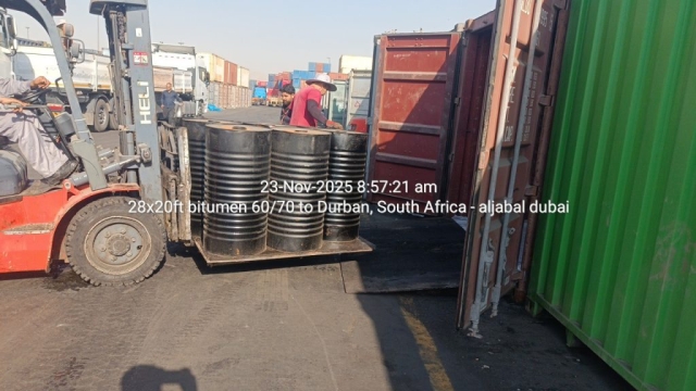 28x20ft bitumen 60/70 to Durban, South Africa – aljabal dubai