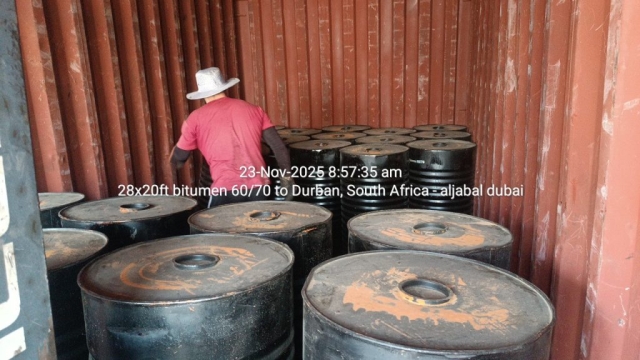 28x20ft bitumen 60/70 to Durban, South Africa – aljabal dubai