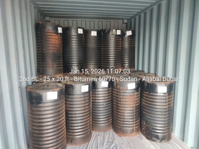 2nd BL – 25 x 20 ft – Bitumen 60/70 – Sudan – Aljabal Dubai-
