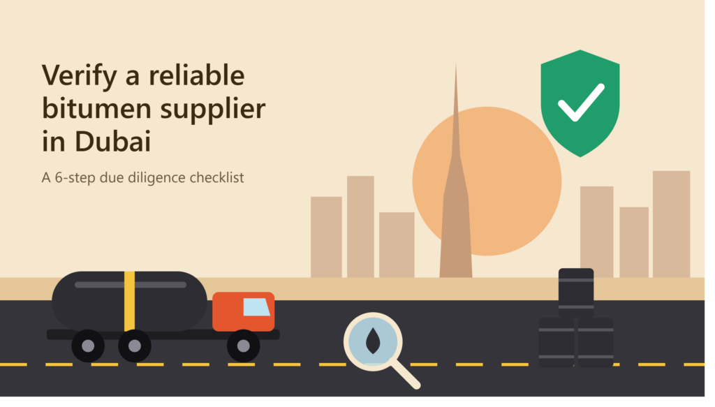 Verify a Reliable Bitumen Supplier